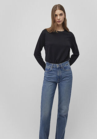 2li Uzun Kollu Siyah Basic Tişört 1613039-900