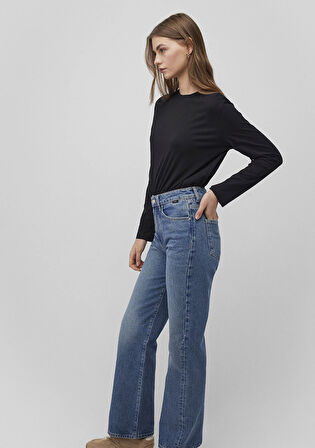 2li Uzun Kollu Siyah Basic Tişört 1613039-900