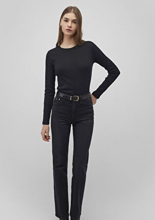 Uzun Kollu Siyah Basic Tişört 1613040-900