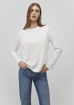 2li Uzun Kollu Siyah Basic Tişört 1613039-900