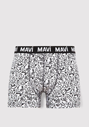 3lü Baskılı Siyah Boxer 0911872-900