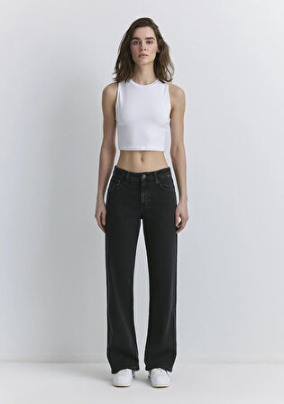 Ibiza Koyu Gri Jean Pantolon 1010530-89874