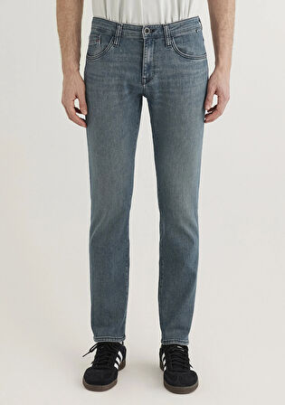 Marcus Pro Sport Puslu Indigo Mavi Jean Pantolon 0035187919