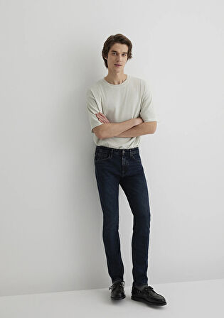 Jake 90lar TOKK Mürekkep Mavi Jean Pantolon 0042282944