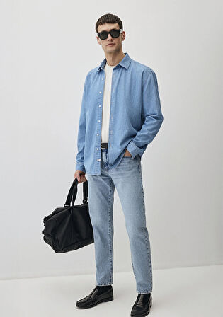 London Premium Blue Açık Mavi Jean Pantolon 0010172-89642