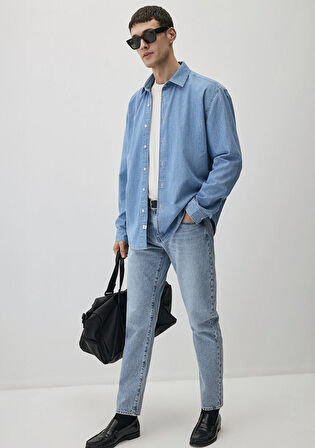 London Premium Blue Açık Mavi Jean Pantolon 0010172-89642