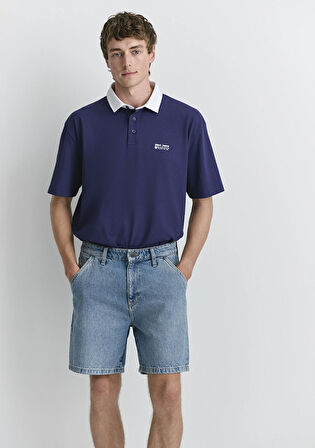 Rotterdam Mv91 Street İndigo Mavisi Jean Şort 0410185-89128