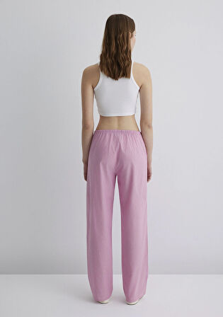 Çizgili Pembe Pantolon 1010999-81464
