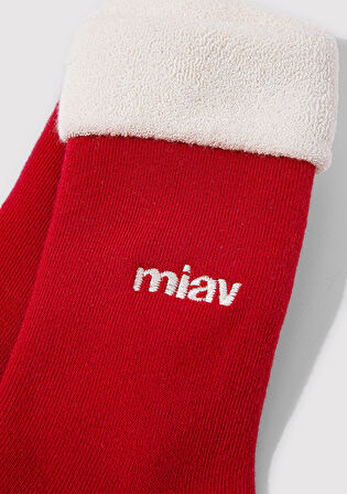 Yılbaşı Temalı Miav Bot Çorabı 1913312-10076