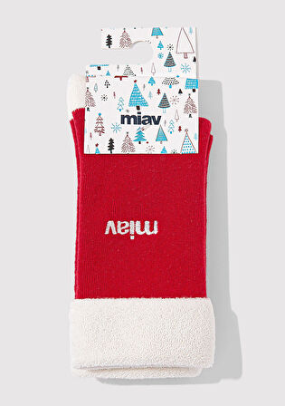 Yılbaşı Temalı Miav Bot Çorabı 1913312-10076