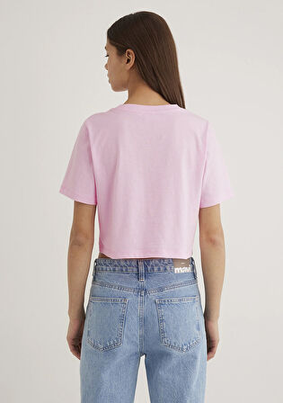 Pembe Crop Tişört 1613072-71117