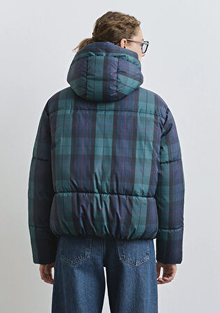 Kareli Şişme Mont 1110706-90380