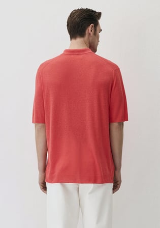 Pembe Kısa Kollu Triko Polo 0710304-70967