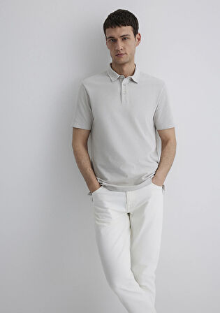 Gri Polo Tişört 0612633-70074