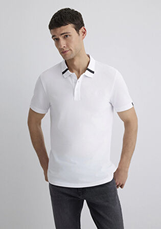 Beyaz Polo Tişört 0612651-620