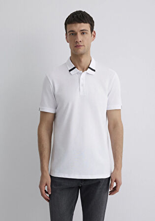 Beyaz Polo Tişört 0612651-620