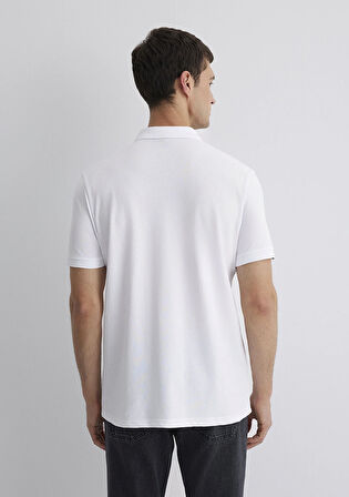 Beyaz Polo Tişört 0612651-620