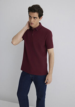 Bordo Polo Tişört 063247-70394