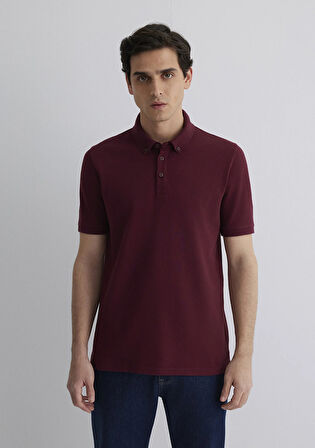 Bordo Polo Tişört 063247-70394