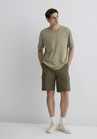 Haki Kargo Şort 0410262-80769