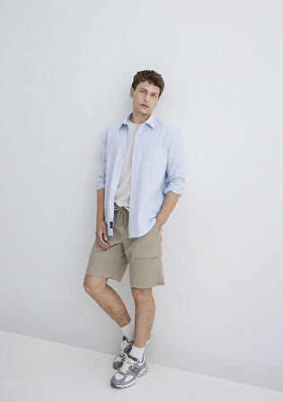 Bej Kargo Şort 0410269-80697