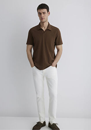 Kahverengi Polo Tişört 0612597-89330