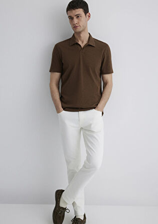 Kahverengi Polo Tişört 0612597-89330