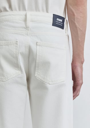 London Classic Denim Kırık Beyaz Jean Pantolon 0010172-89657