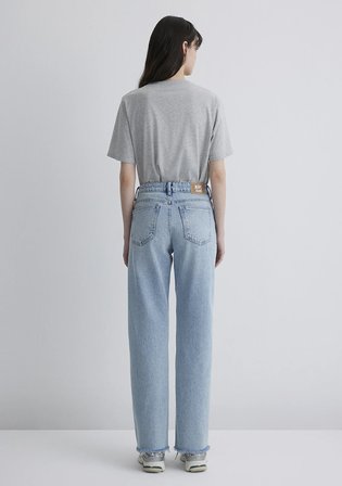 Barcelona Kolej Vintage Açık Mavi Jean Pantolon 101047-89198