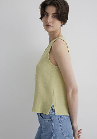 Kolsuz Yeşil Bluz 1210710-71515