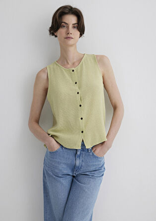 Kolsuz Yeşil Bluz 1210710-71515