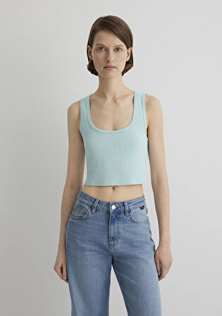 Yeşil Crop Basic Atlet 1613071-71731