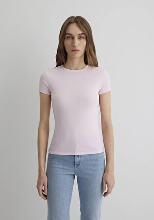 Pembe Basic Tişört 1613081-89200