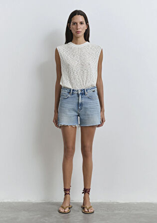Heidi 90lar Vintage Açık Mavi Jean Şort 1410057-89743