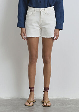 Heidi 90lar Kırık Beyaz Jean Şort 1410057-90426