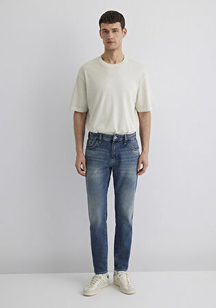 Milan Mavi Pro Vintage Koyu Mavi Jean Pantolon 0081089655