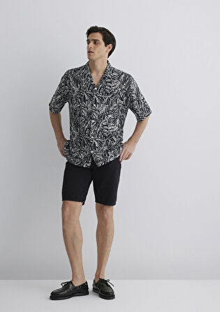 Lucas Street Koyu Gri Jean Şort 0412607-89928