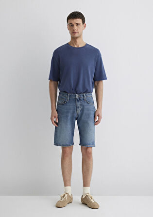 Brian 90lar İndigo Mavisi Jean Şort 0418487835