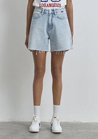 Millie 90lar Açık Mavi Jean Şort 1458989752