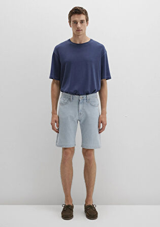 Brian 90lar Buz Mavi Jean Şort 0418489808