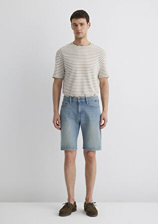Brian 90lar Vintage Indigo Mavi Jean Şort 0418485360