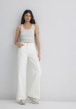 Siena Icon Beyaz Jean Pantolon 1010763-89723