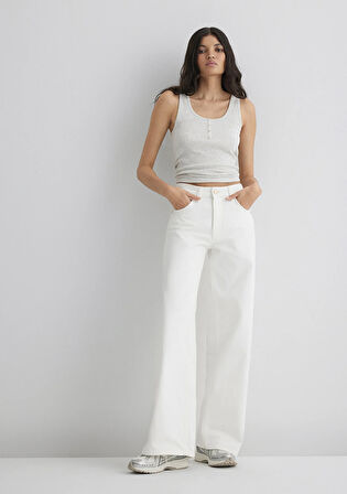 Siena Icon Beyaz Jean Pantolon 1010763-89723