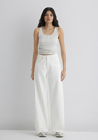 Siena Icon Beyaz Jean Pantolon 1010763-89723