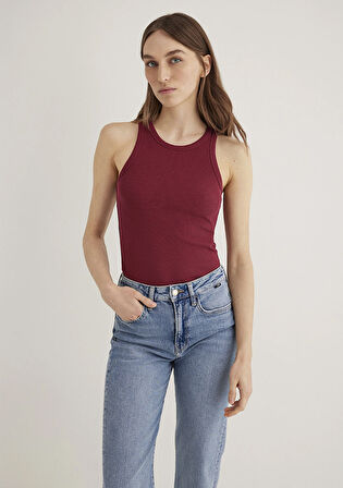 Halter Yaka Bordo Basic Atlet 1612462-70430