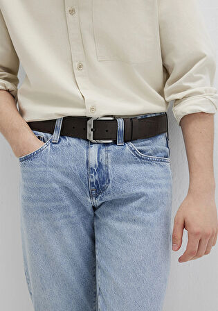 Kahverengi Suni Deri Kemer 0911653-33382