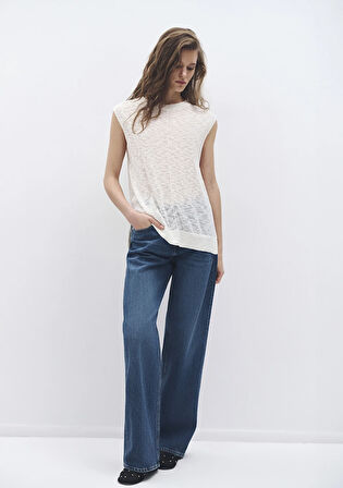 Ekru Triko Top 1710671-70057