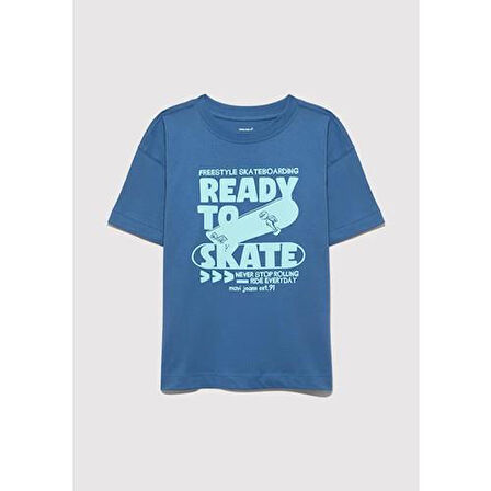 READY TO SKATE KAYKAY BASKILI TİŞÖRT