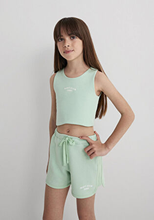 Mavi Club Baskılı Yeşil Tişört 7610326-71447