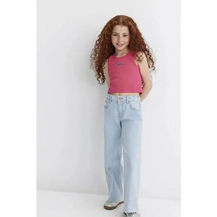 MAVİ LOGO BASKILI ATLET